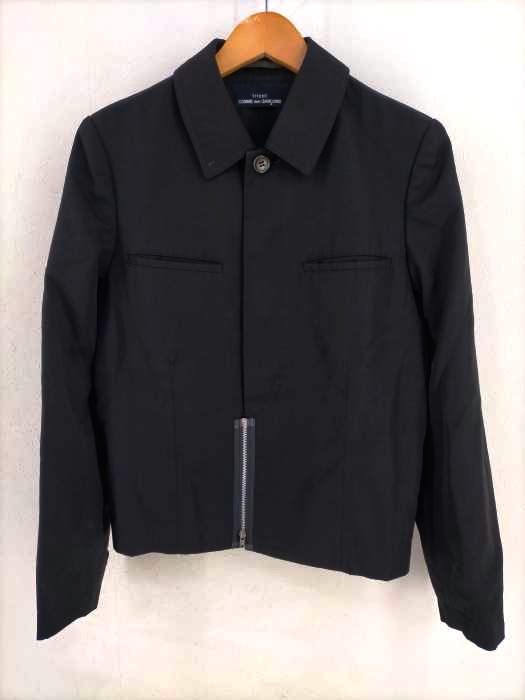 tricot COMME des GARCONS(トリココムデギャルソン) 80~90S フロントジップ切替ウールギャバジャケット レディース 表記無