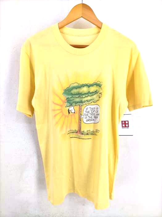 USED古着(ユーズドフルギ) PEANUTS CHARACTERS シングルステッチプリントTシャツ メンズ 表記無