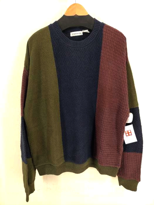 Claiborne(クレイボーン) MADE IN USA マルチカラーニット メンズ JPN：L