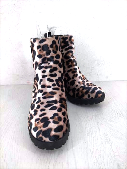 リバーアイランド River Island レオパード柄ブーツ レディース  39