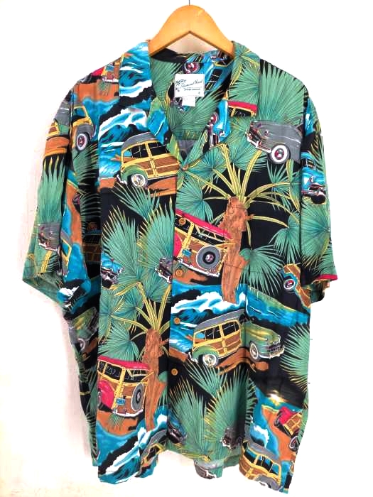 ダイヤモンドヘッド DIAMOND HEAD HAWAII製 レーヨンアロハシャツ メンズ JPN：XL