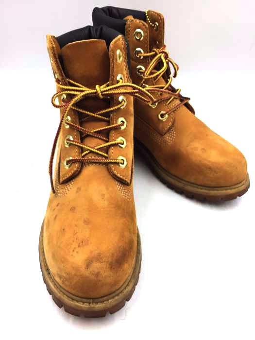 ティンバーランド Timberland ウォータープルーフブーツ 防水 ショート レザーブーツ レディース  6½