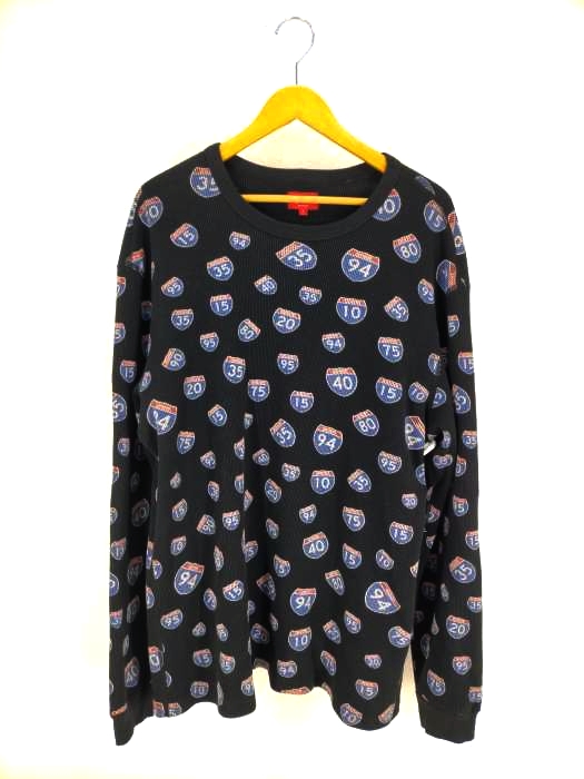 シュプリーム Supreme 20AW Interstate Waffle Thermal メンズ JPN：L