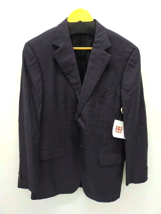 エルメネジルドゼニア ERMENEGILDO ZEGNA 玉虫 シルク 2Bシングルテーラードジャケット メンズ JPN：XXL 50R