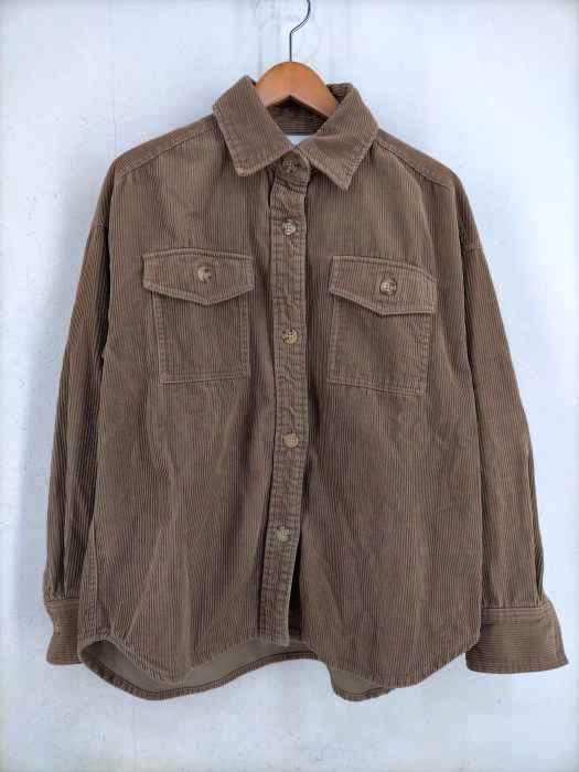 レイビームス Ray BEAMS コーデュロイビッグシャツ レディース 表記無