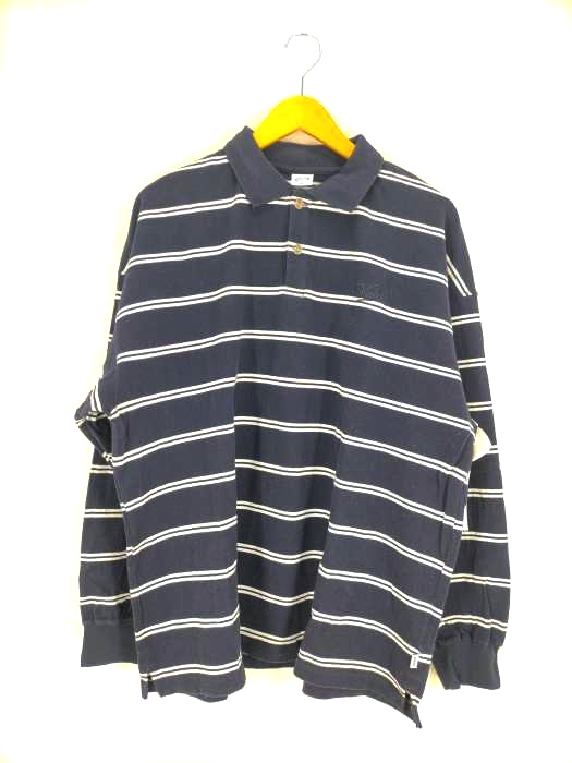 ケボズ KEboz BORDER L/S POLO メンズ JPN：L