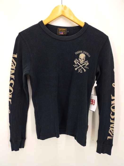 VANSON(バンソン) サーマルスカルカットソー メンズ トップス Tシャツ・カットソー