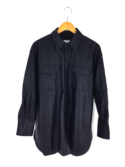 ZARA(ザラ) フェイクレザー シャツジャケット メンズ JPN：M