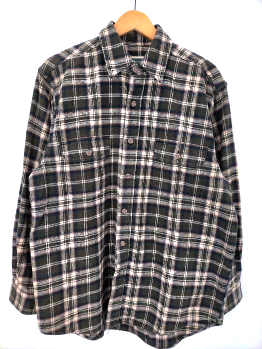 USED古着(ユーズドフルギ) FIELD＆STREAM コットンチェックネルシャツ メンズ import：M
