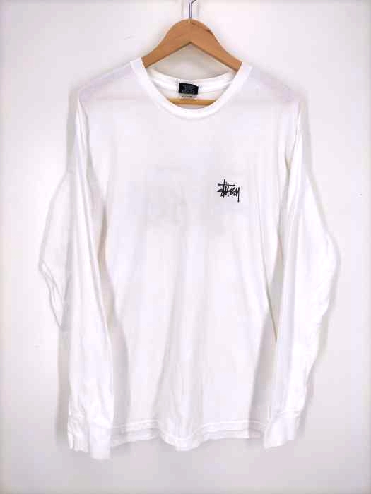 Stussy(ステューシー) ロゴプリントクルーネックTシャツ メンズ L