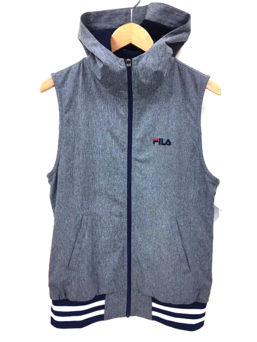 FILA(フィラ) フルジップベストトップス メンズ JPN：L