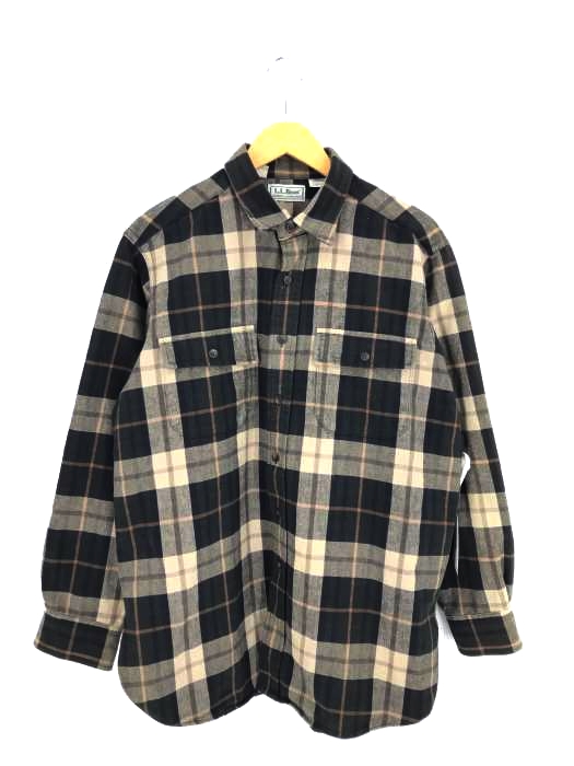 L.L.Bean(エルエルビーン) 90s USA製 チェック コットンシャツ メンズ import：L