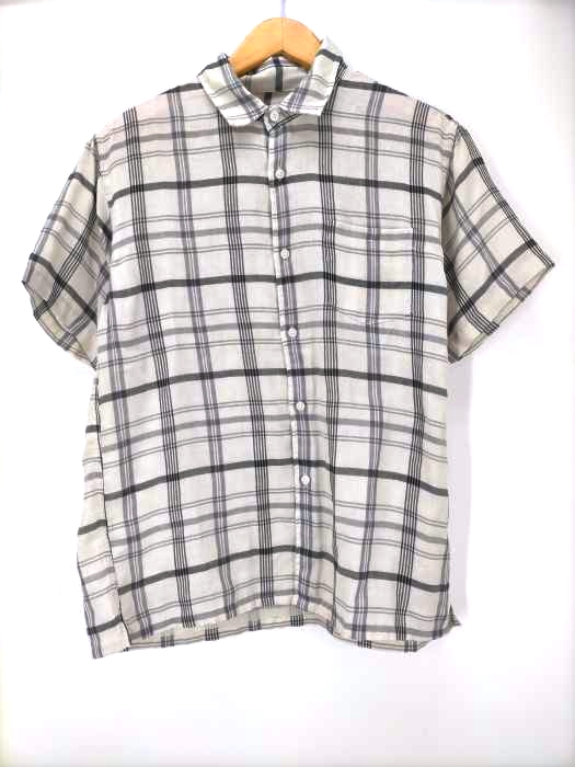 FORK ＆ SPOON(フォークアンドスプーン) 18SS ガーゼチェックショートスリーブシャツ メンズ JPN：4