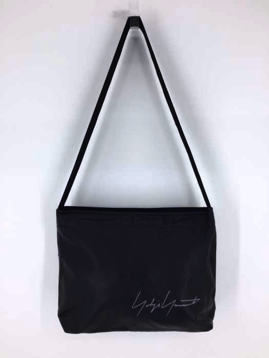 Yohji Yamamoto(ヨウジヤマモト) 青山店 シグネチャー レザーショルダーバッグ メンズ 表記無