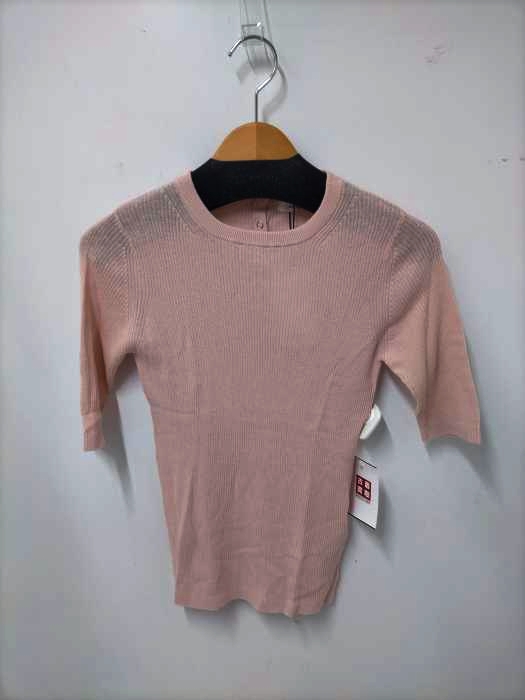 moussy(マウジー) SHELL BUTTON RIB KNIT TEE レディース  FREE