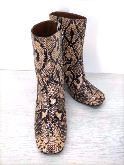 moussy(マウジー) SQUARE TOE MIDDLE BOOTS レディース  S