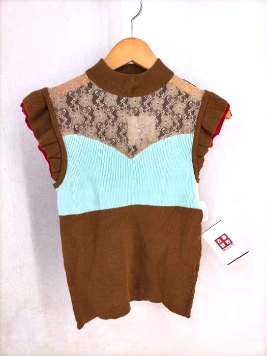 SLY(スライ) LAYERD LACE FRILL HG T/T レディース  FREE