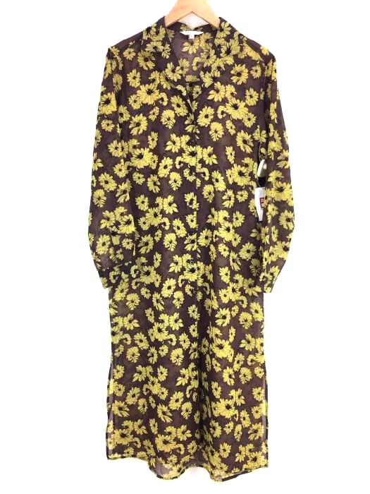 マウジー moussy FLORAL SHEER LONG SHIRT レディース  FREE