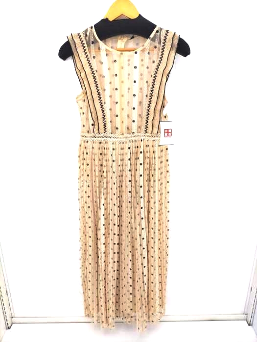 ZARA(ザラ) ドットレースノースリーブワンピース レディース JPN：M