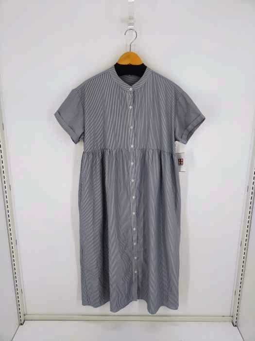USED古着(ユーズドフルギ) ストライプフレアシャツワンピース レディース ONE SIZE