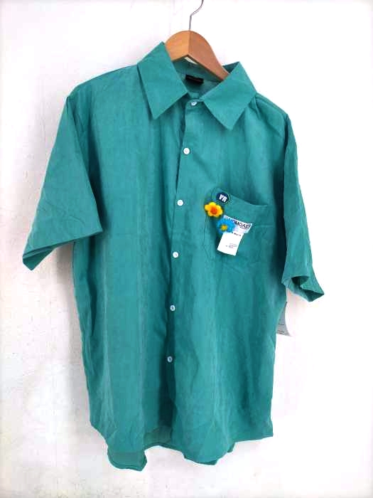 USED古着(ユーズドフルギ) コサージュデザイン半袖シャツ メンズ JPN：XL