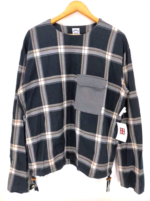 SUNSEA(サンシー) 17SS プルオーバーチェックシャツ メンズ JPN：3