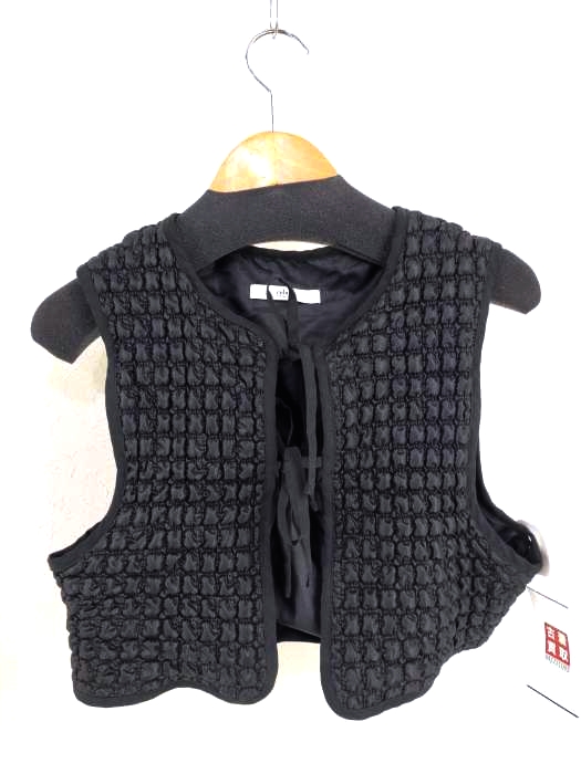 JOURNAL STANDARD relume(ジャーナルスタンダードレリューム) 22SS ブラックキルティングショートベスト レディース FREE