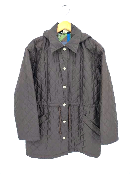 Salvatore Ferragamo(サルヴァトーレフェラガモ) 90s 裏地総柄 キルティングコート レディース 表記無