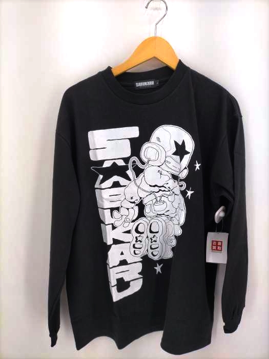 USED古着(ユーズドフルギ) {{SABUKARU NETWORK}}  フロントTシャツ メンズ JPN：L
