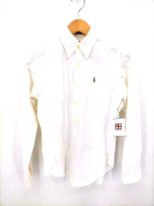 ラルフローレン RALPH LAUREN コットンBDスモールポニー刺繍シャツ レディース  4