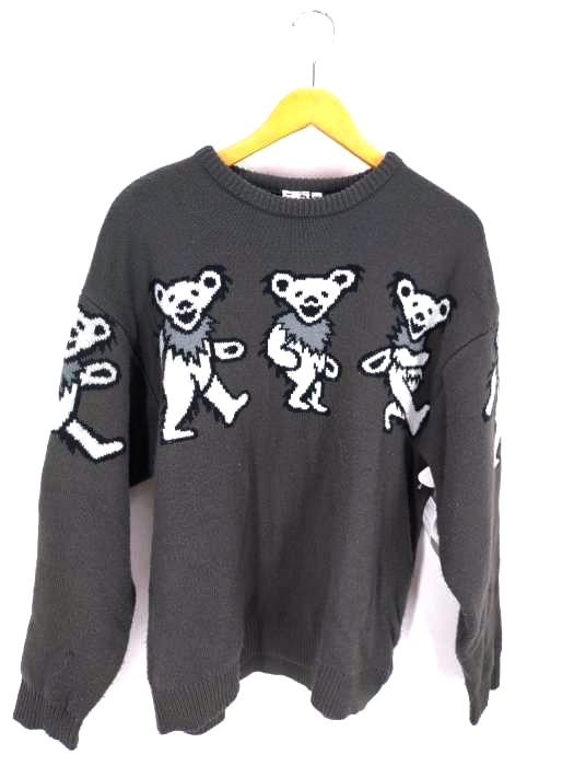 エックスガール X-girl GRATEFUL DEAD BEAR KNIT TOP レディース ONE SIZE