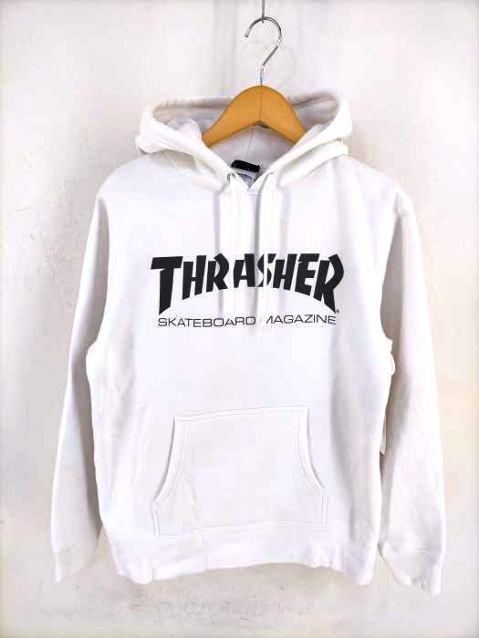 スラッシャーマガジン THRASHER MAGAZINE フロントロゴプリント パーカー メンズ JPN：L