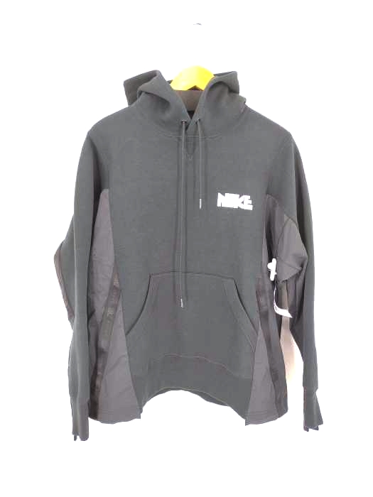 サカイ Sacai NRG HOODIE ナイロン切替 プルオーバーパーカー メンズ JPN：L