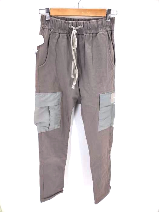 アテンションロー A-10-ROW attentionrow 18SS サルエルカーゴパンツ メンズ JPN：1