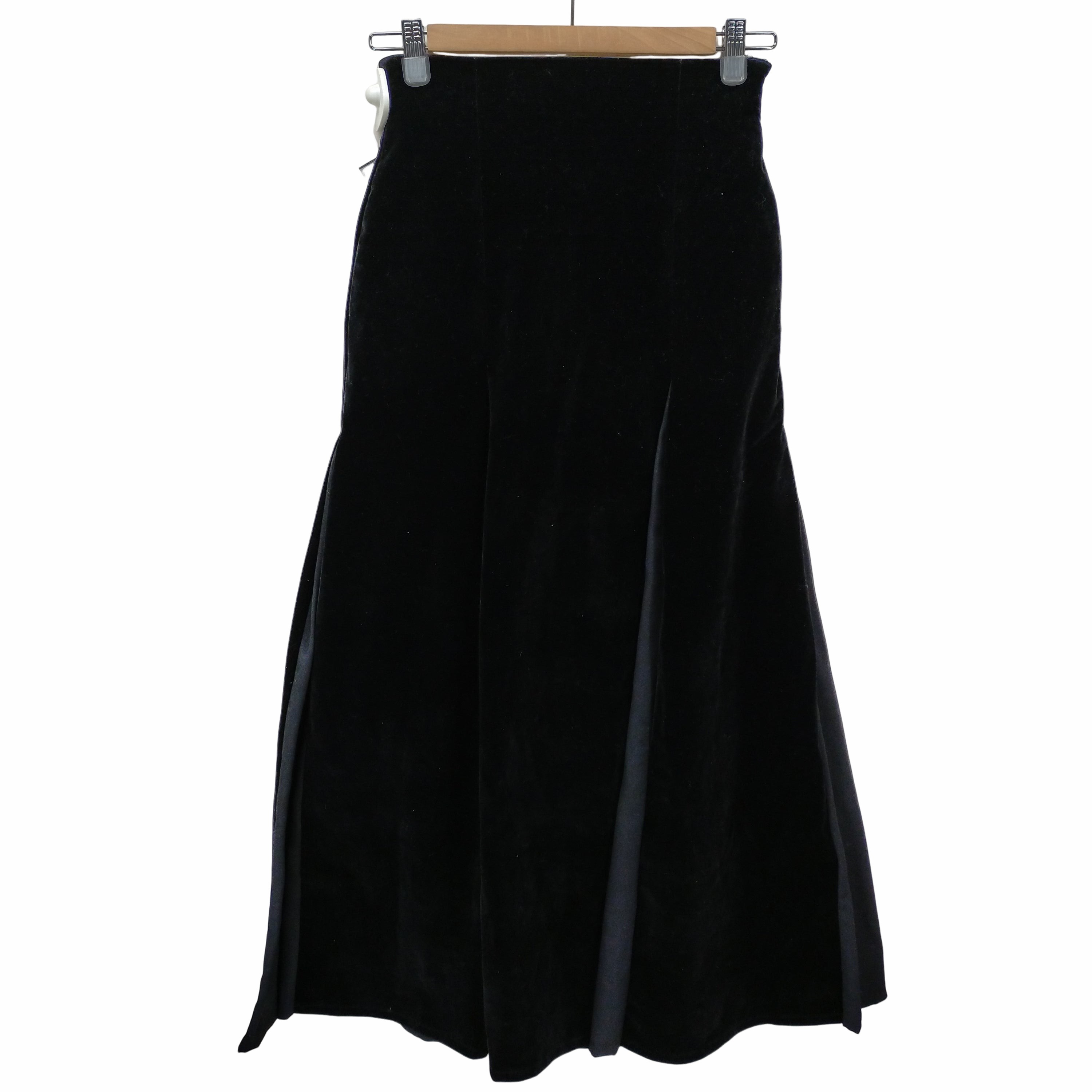 ユーズドフルギ USED古着 {{＆g'aime}} Velour flare skirt レディース FREE