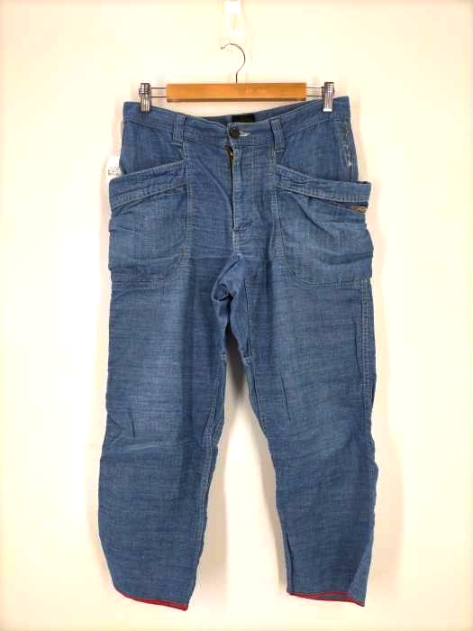 GOHEMP(ゴーヘンプ) シャンブレワイドクロップドパンツ メンズ US:32-33