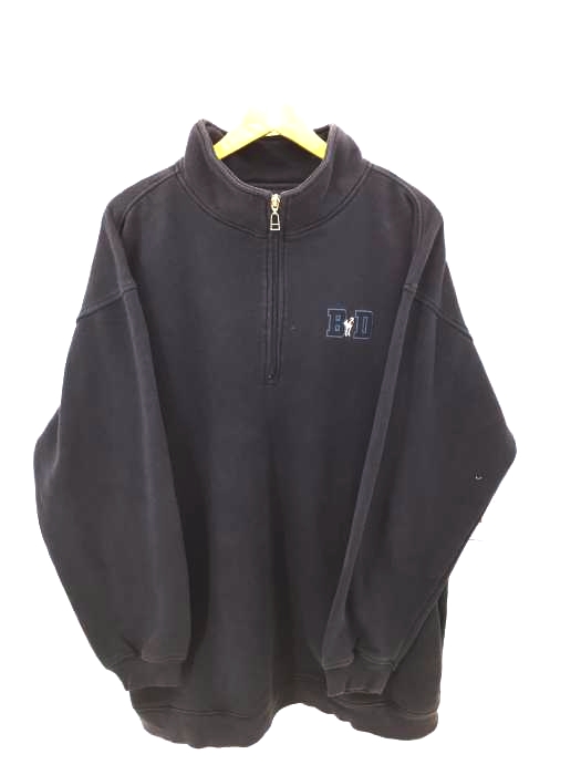 USED古着(ユーズドフルギ)  ハーフジップスウェット メンズ import：XL