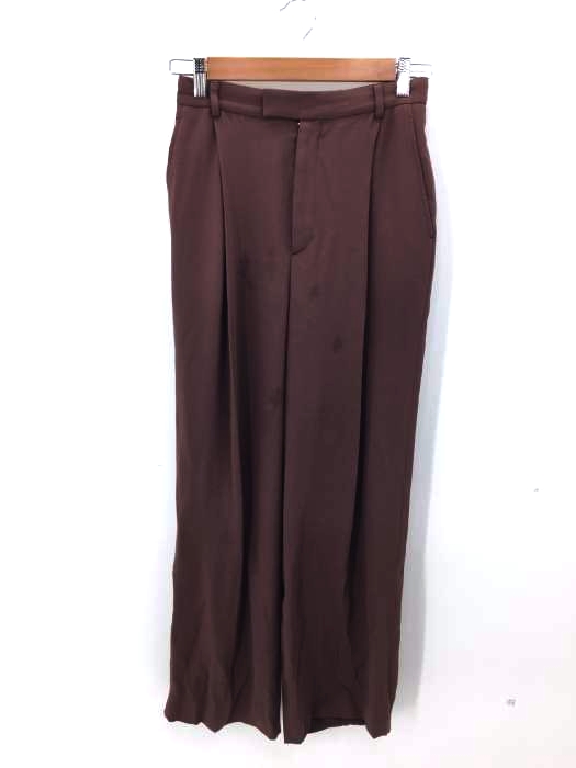 6 BEAUTY & YOUTH UNITED ARROWS(ロクビューティーアンドユースユナイテッドアローズ) GEORGETTE HIGH WAIST PANTS レディース JPN：34