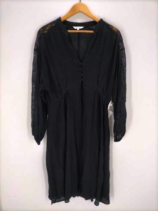 マウジー moussy CRAPE LONG ガウン レディース FREE