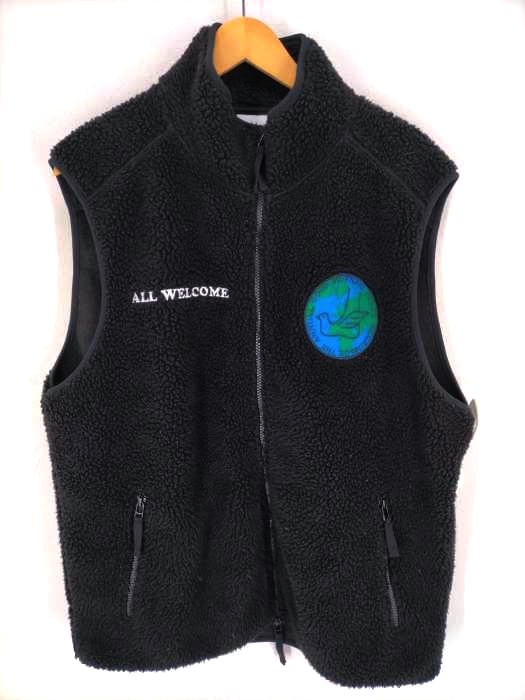 GOOD MORNING TAPES(グッドモーニングテープ) ALL WELCOME ZIP VEST メンズ JPN:XL