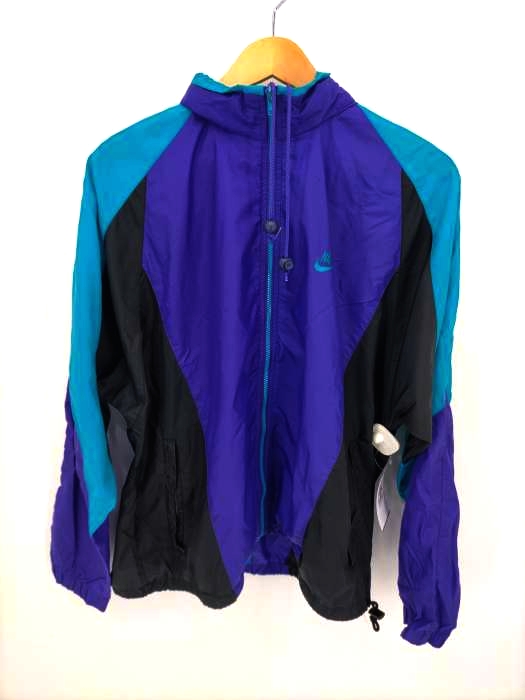 NIKE(ナイキ) 銀タグ クレイジーカラーナイロンジャケット メンズ import：L