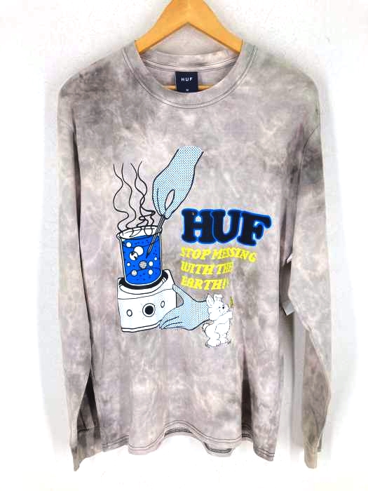 HUF(ハフ) MESS TIEDYE LONG SLEEVE T-SHIRT メンズ JPN：M