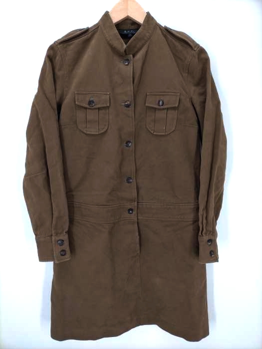 A.P.C.(アーペーセー) スタンドカラーシャツワンピース レディース FR：38