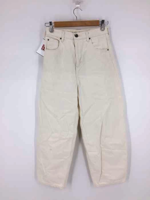 BLACK by moussy(ブラックバイマウジー) PUNA white denim ワイドテーパードデニム レディース 24inch