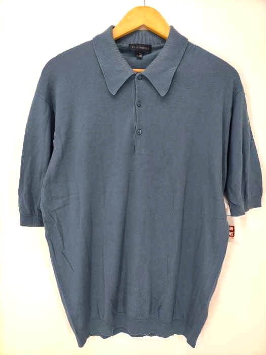 JOHN SMEDLEY(ジョンスメドレー) 英国製 ニットポロ メンズ import:M