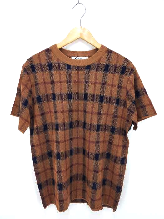 moussy(マウジー) CHECK KNIT TEE レディース  FREE