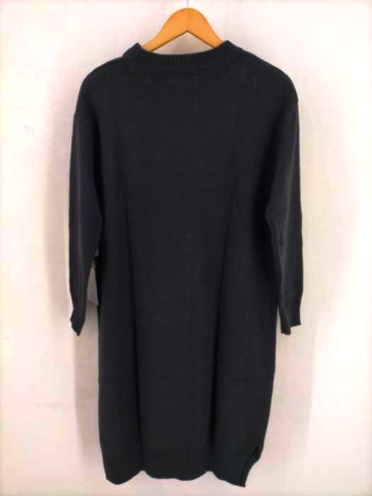 AZUL by moussy(アズールバイマウジー) SLIT KNIT LONG ONEPIECE レディース  S