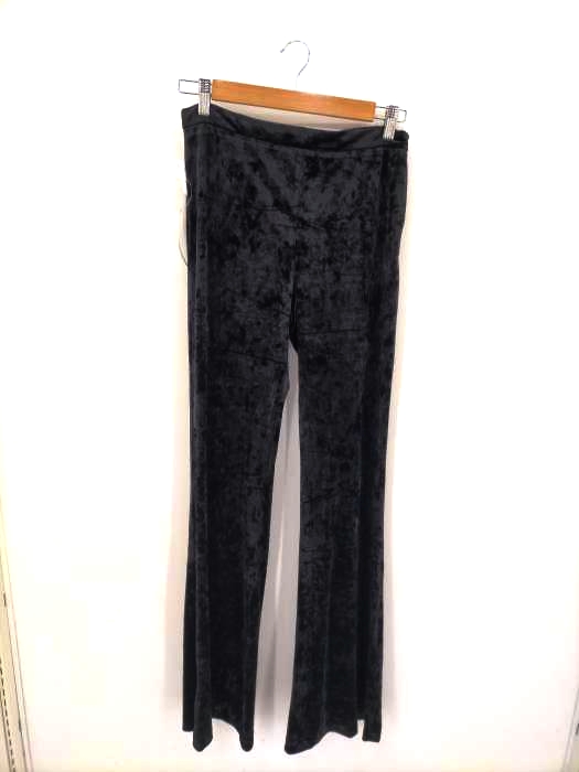 ザラ ZARA ベルベットフレアパンツ レディース  M