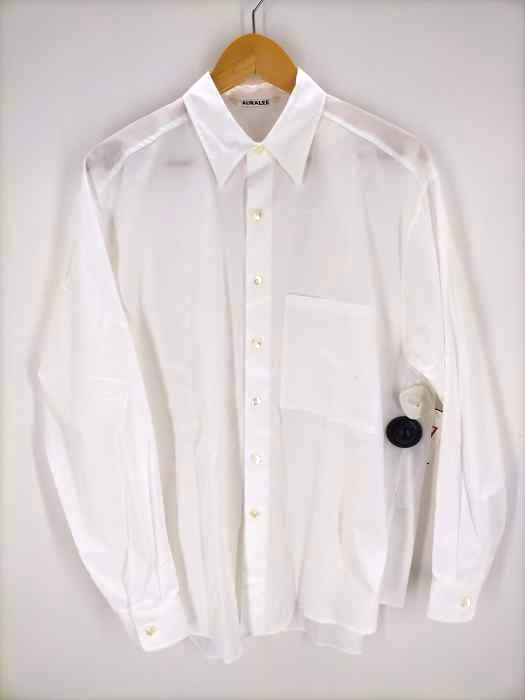 AURALEE(オーラリー) 22AW WASHED FINX TWILL BIG SHIRTS メンズ JPN：4