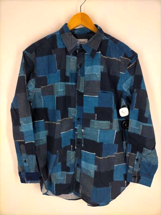 クオン kuon 21SS L/S Patchwork Shirt メンズ JPN：L